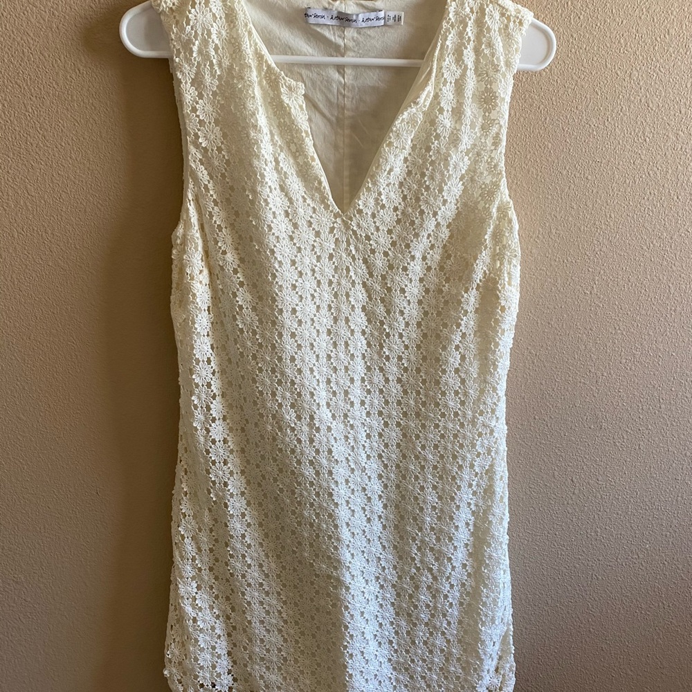 &other stories white lace dress size 8